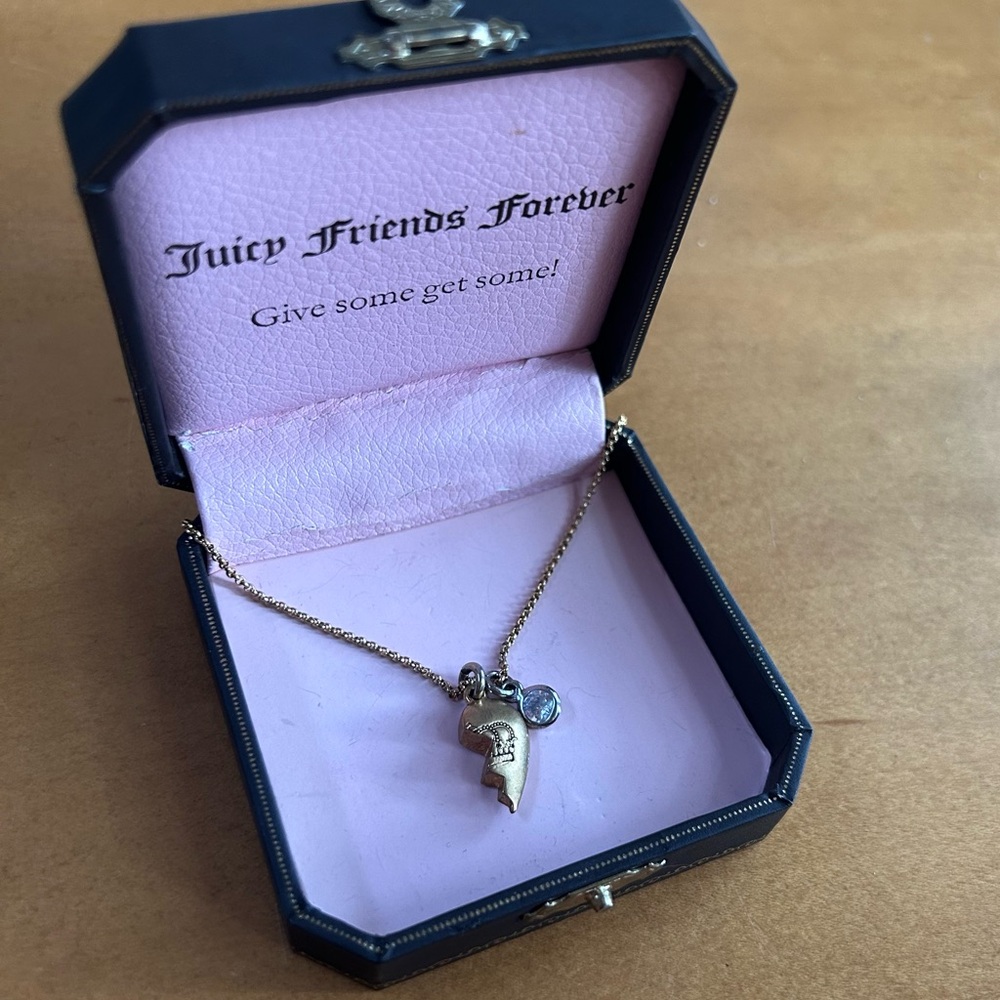 Juicy Couture Gold BFF Necklace